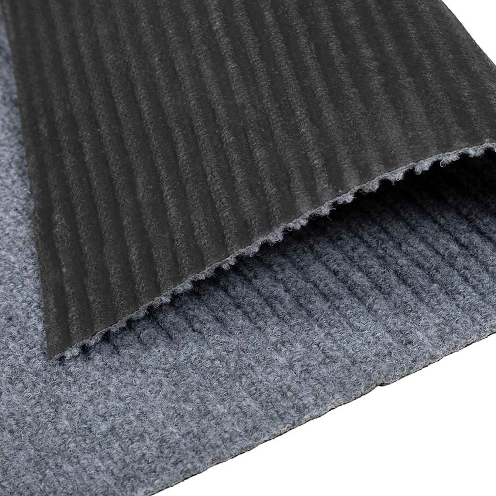 Tepih trkač Svijetlo siva 100 x 100 cm tkanina