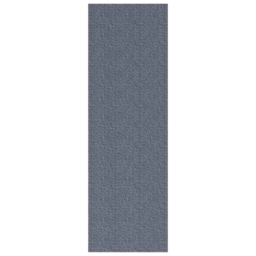 Tepih trkač Svijetlo siva 100 x 250 cm tkanina