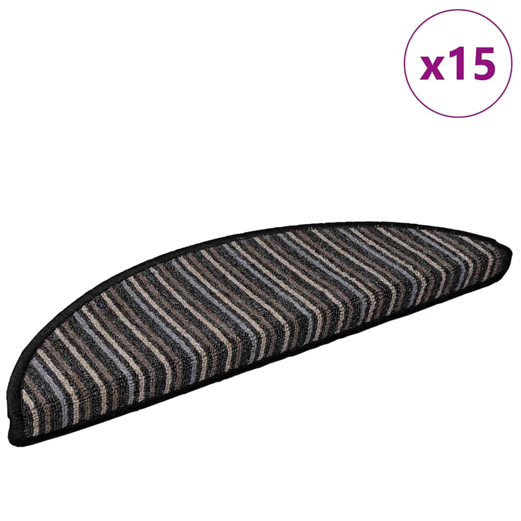 Samoljepljivi stepenasti ulošci 15 pcs Antracit 56 x 17 x 3 cm