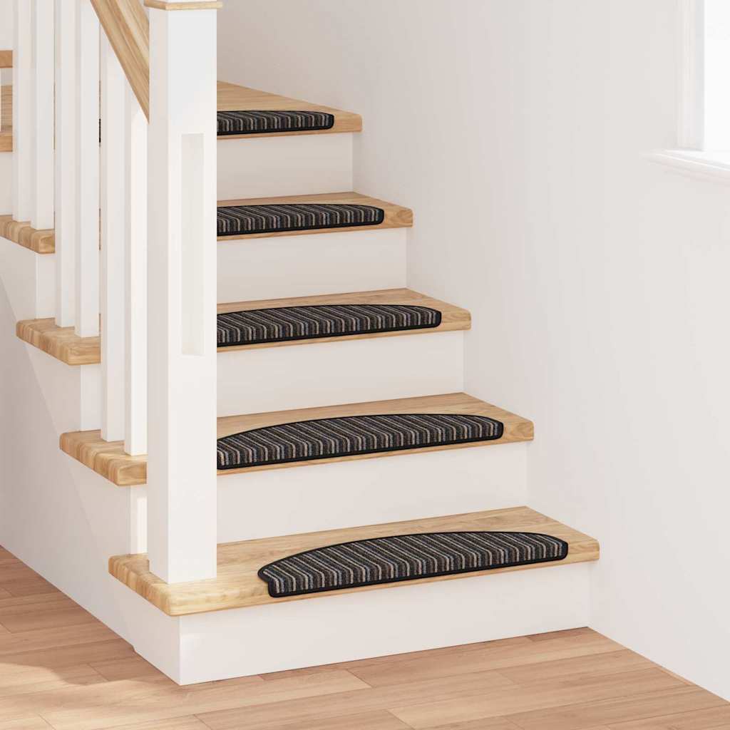 Samoljepljivi stepenasti ulošci 15 pcs Antracit 65 x 21 x 4 cm