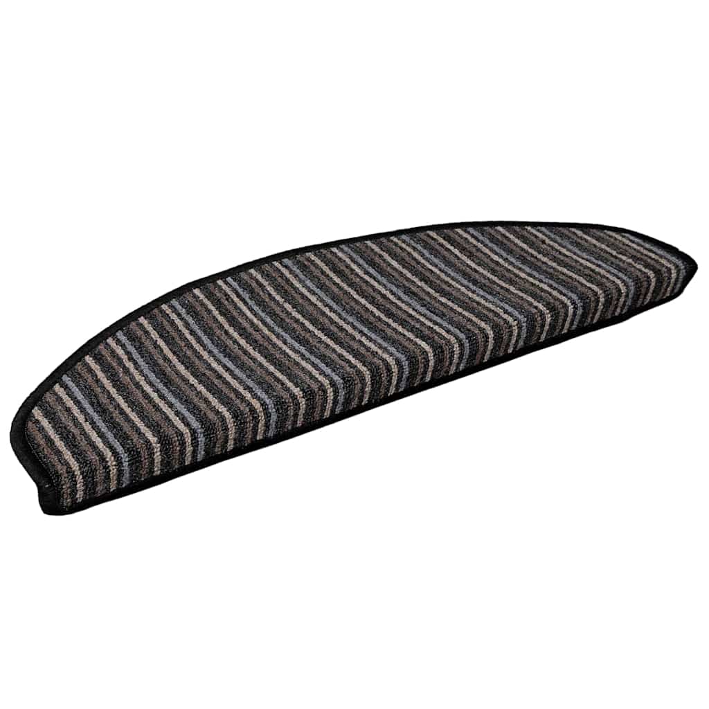 Samoljepljivi stepenasti ulošci 15 pcs Antracit 65 x 21 x 4 cm