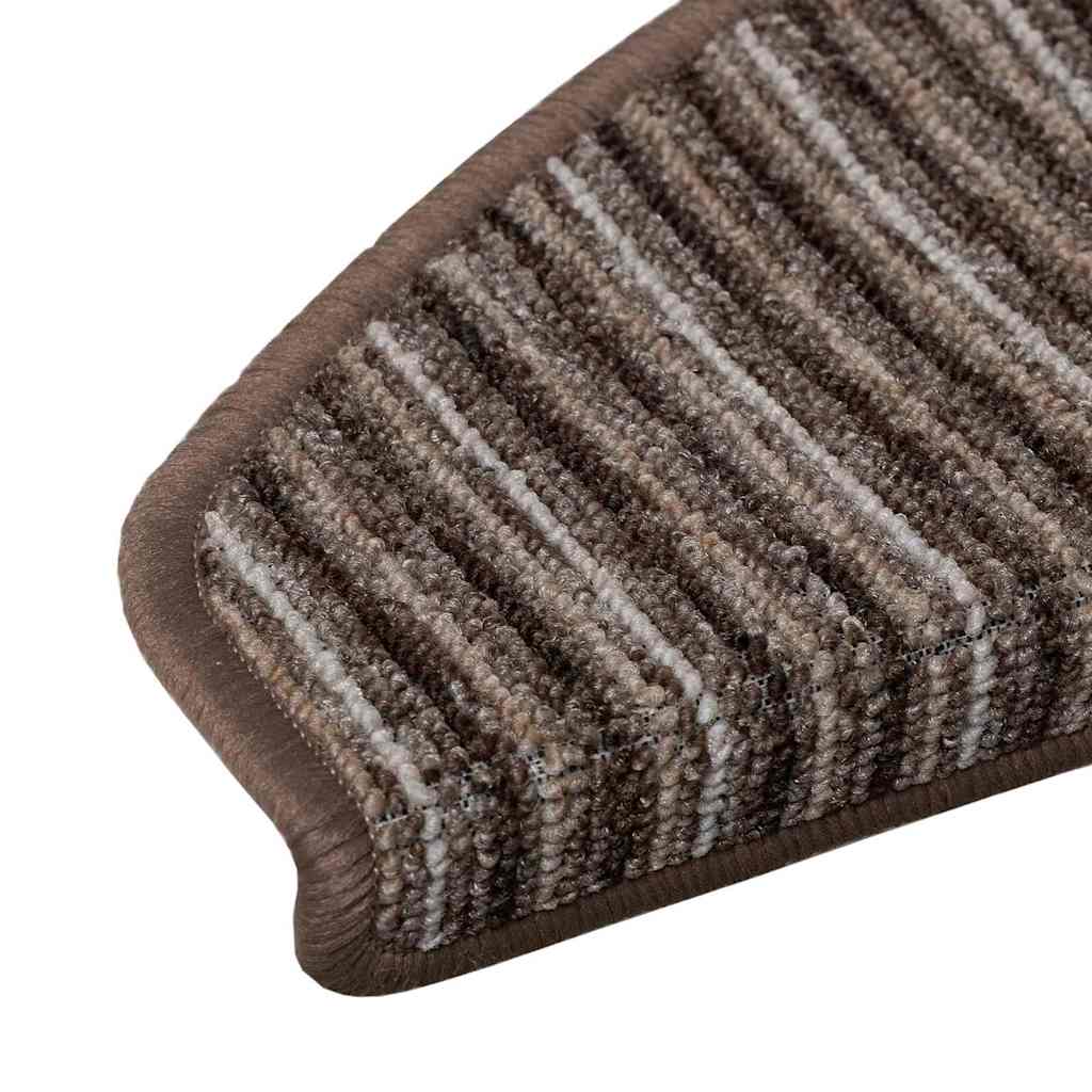 Samoljepljivi stepenasti ulošci 15 pcs Smeđa 65 x 21 x 4 cm