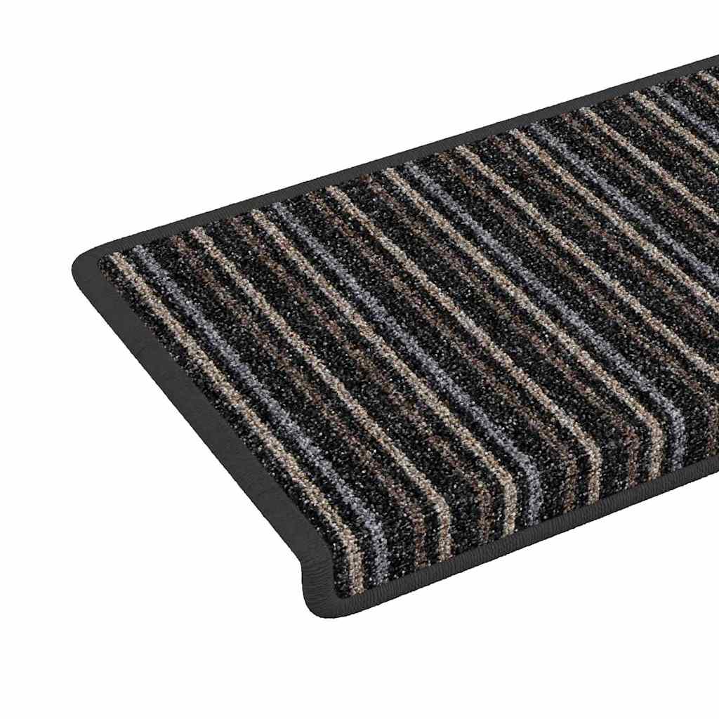 Samoljepljivi stepenasti ulošci 15 pcs Antracit 65 x 21 x 4 cm