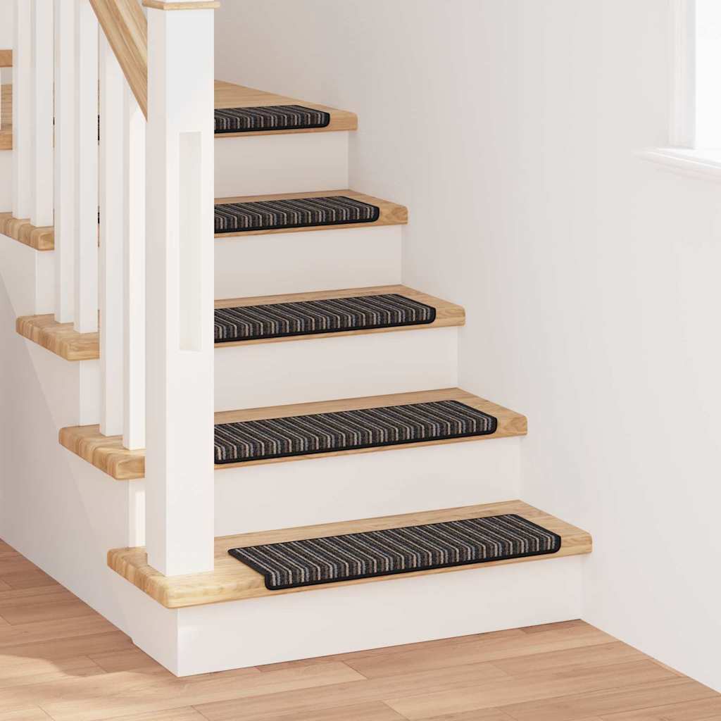 Samoljepljivi stepenasti ulošci 15 pcs Antracit 65 x 21 x 4 cm