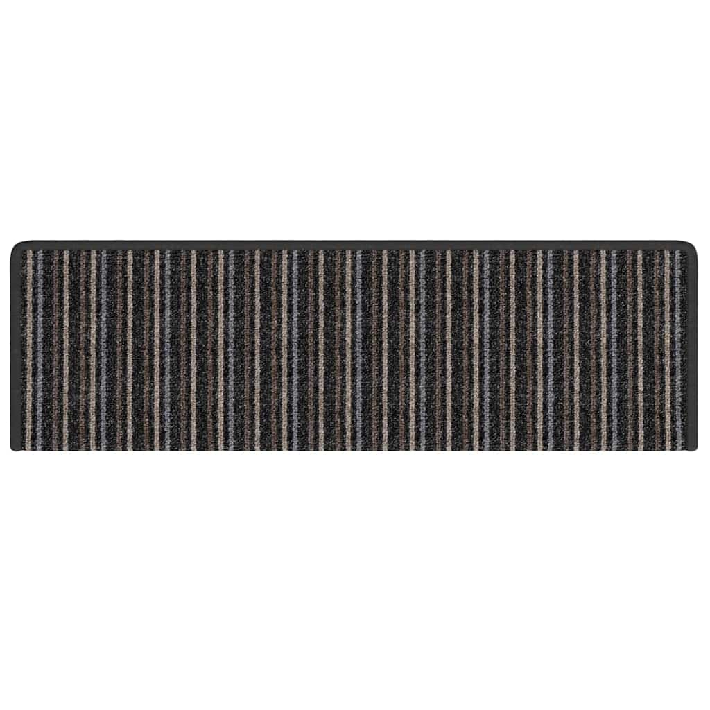 Samoljepljivi stepenasti ulošci 15 pcs Antracit 65 x 21 x 4 cm