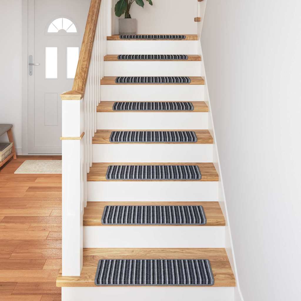 Samoljepljivi stepenasti ulošci 15 pcs Siva 65 x 21 x 4 cm