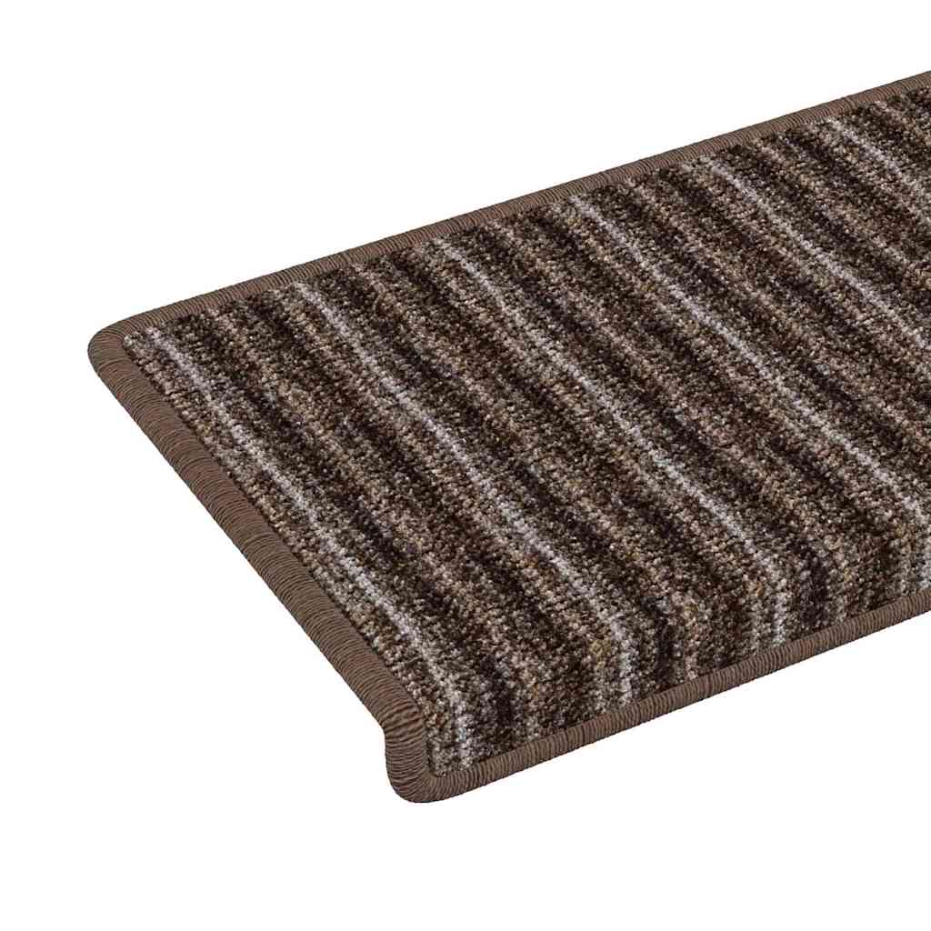 Samoljepljivi stepenasti ulošci 15 pcs Smeđa 65 x 21 x 4 cm