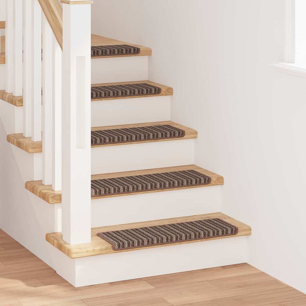 Samoljepljivi stepenasti ulošci 15 pcs Smeđa 65 x 21 x 4 cm