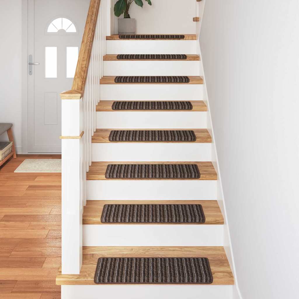 Samoljepljivi stepenasti ulošci 15 pcs Smeđa 65 x 21 x 4 cm
