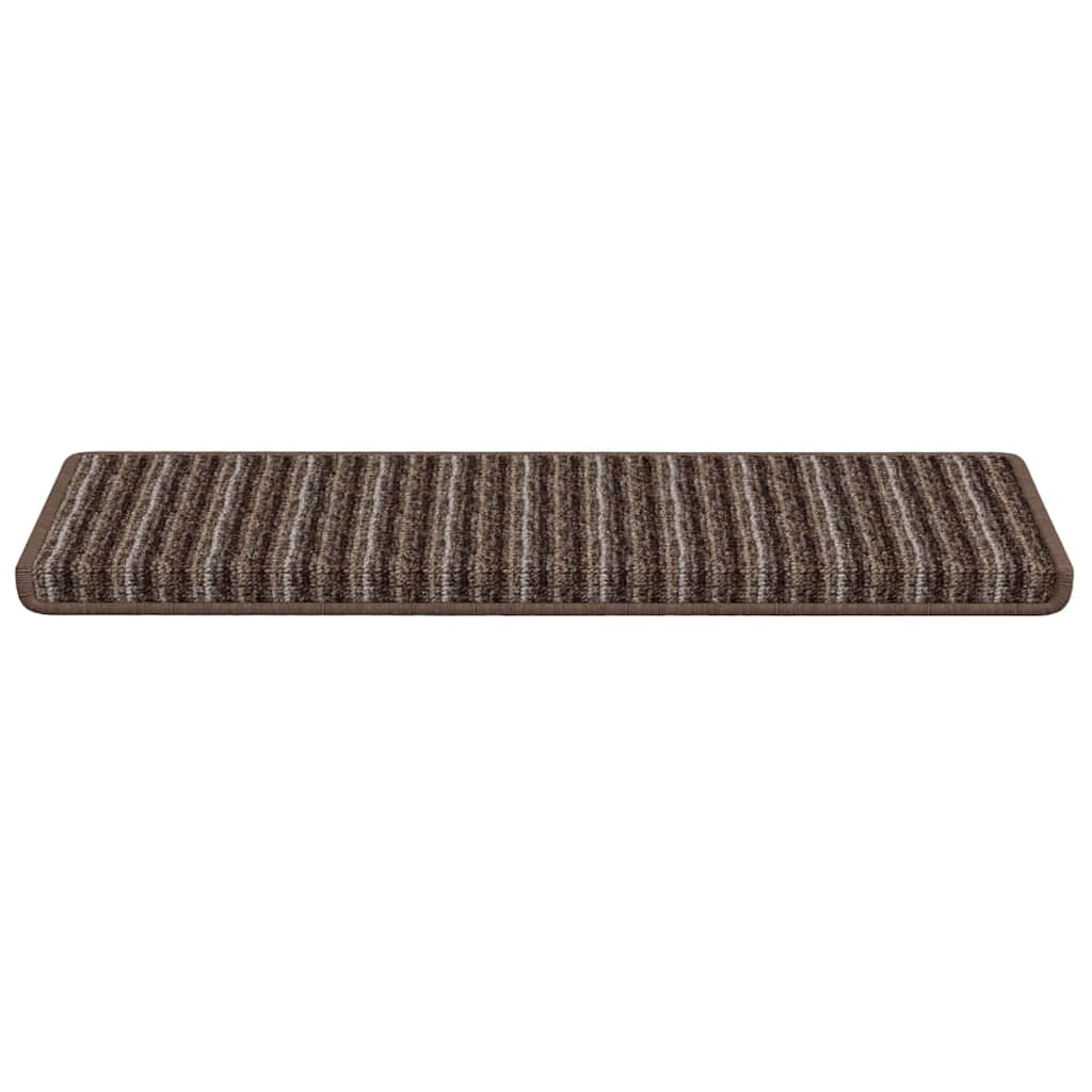 Samoljepljivi stepenasti ulošci 15 pcs Smeđa 65 x 21 x 4 cm