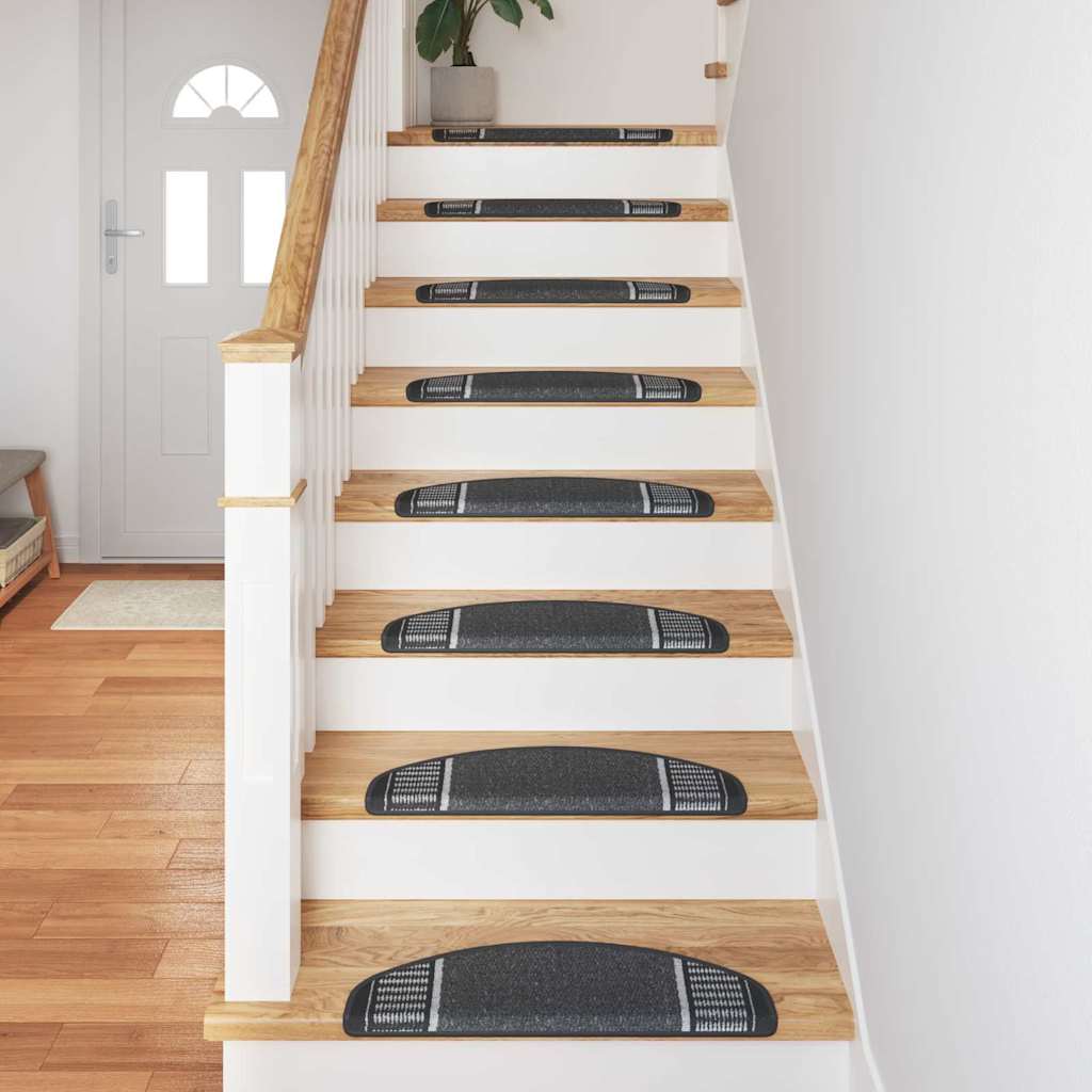 Samoljepljivi stepenasti ulošci 15 pcs Antracit 65 x 21 x 4 cm