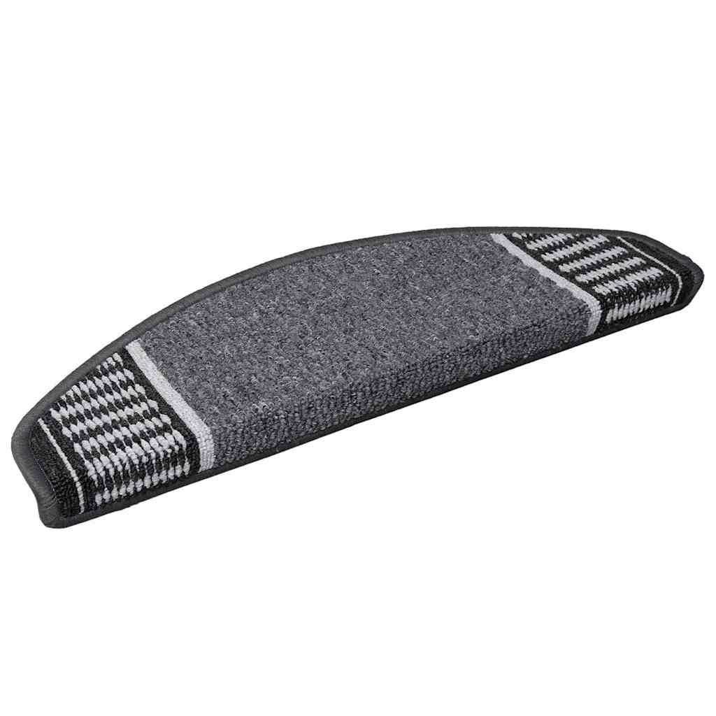 Samoljepljivi stepenasti ulošci 15 pcs Antracit 65 x 21 x 4 cm