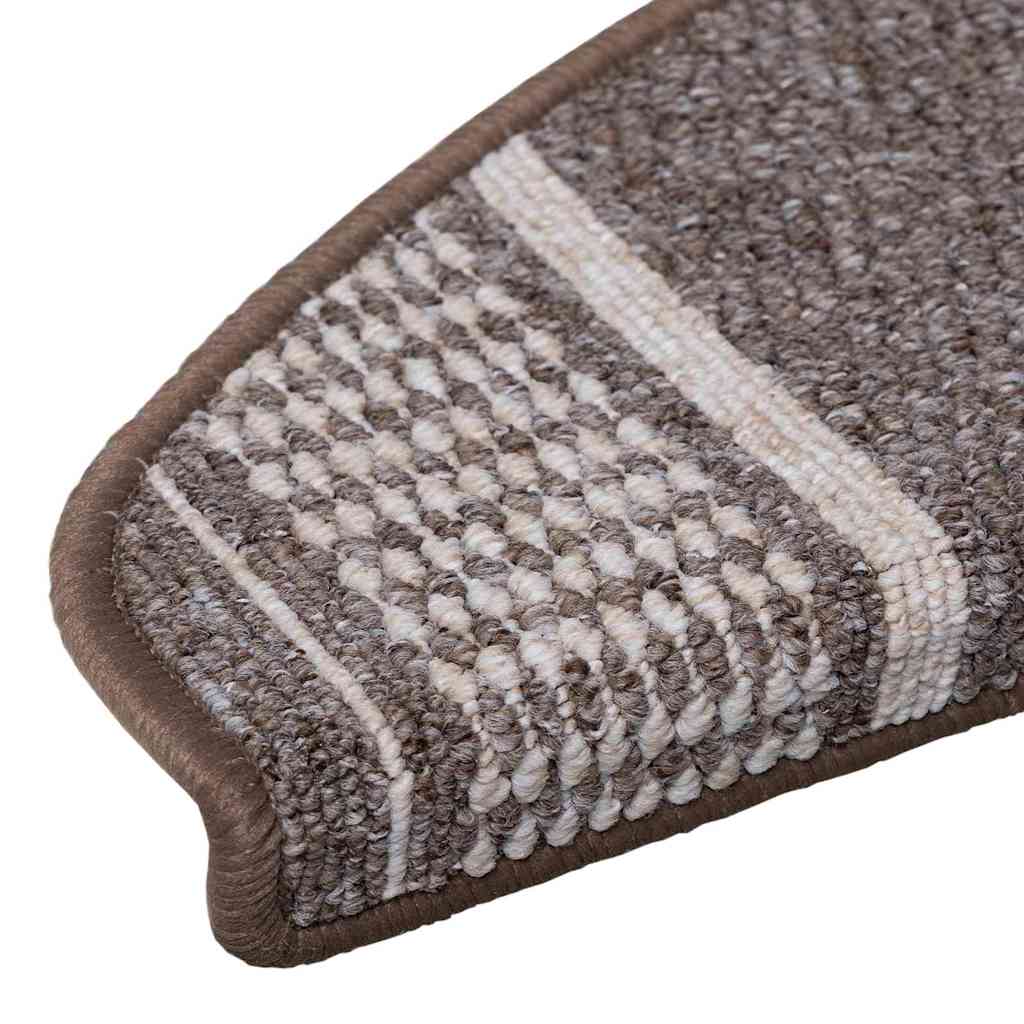 Samoljepljivi stepenasti ulošci 15 pcs Smeđa 65 x 21 x 4 cm