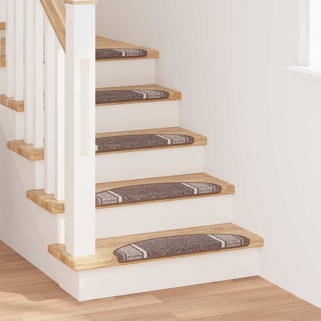 Samoljepljivi stepenasti ulošci 15 pcs Smeđa 65 x 21 x 4 cm