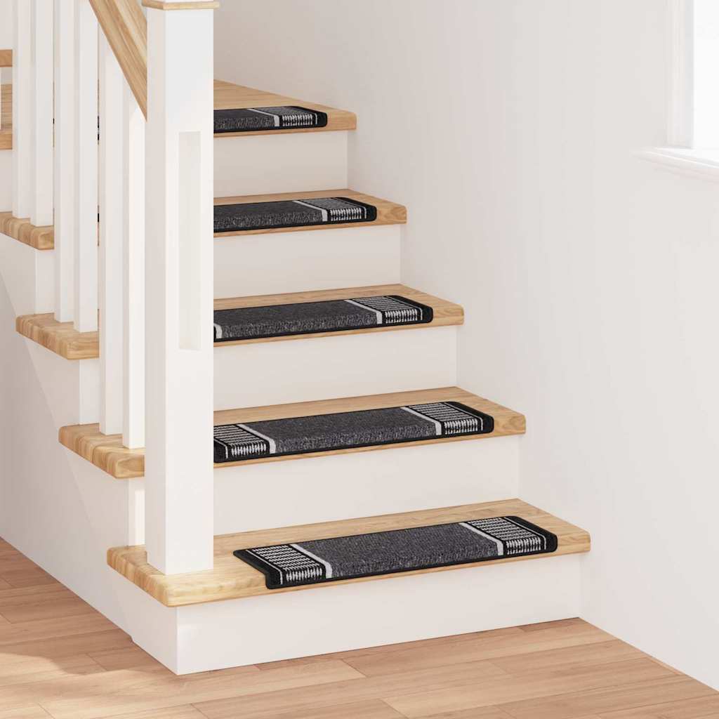 Samoljepljivi stepenasti ulošci 15 pcs Antracit 65 x 21 x 4 cm