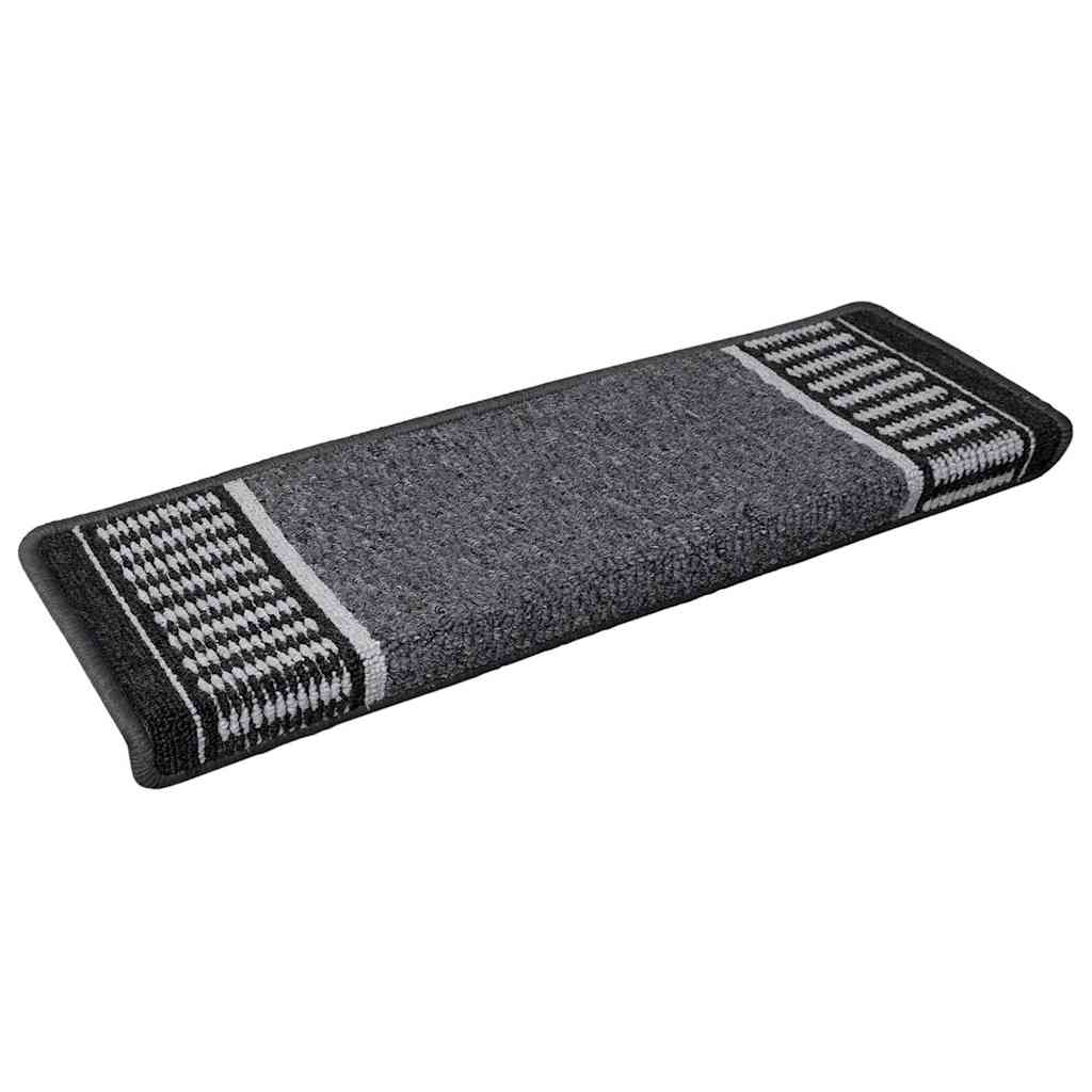 Samoljepljivi stepenasti ulošci 15 pcs Antracit 65 x 21 x 4 cm