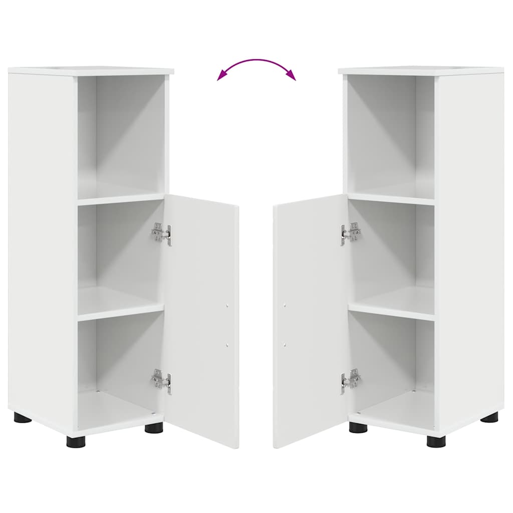 Set namještaja za kupaonicu Zidne 4 pcs Visoki sjaj bijela