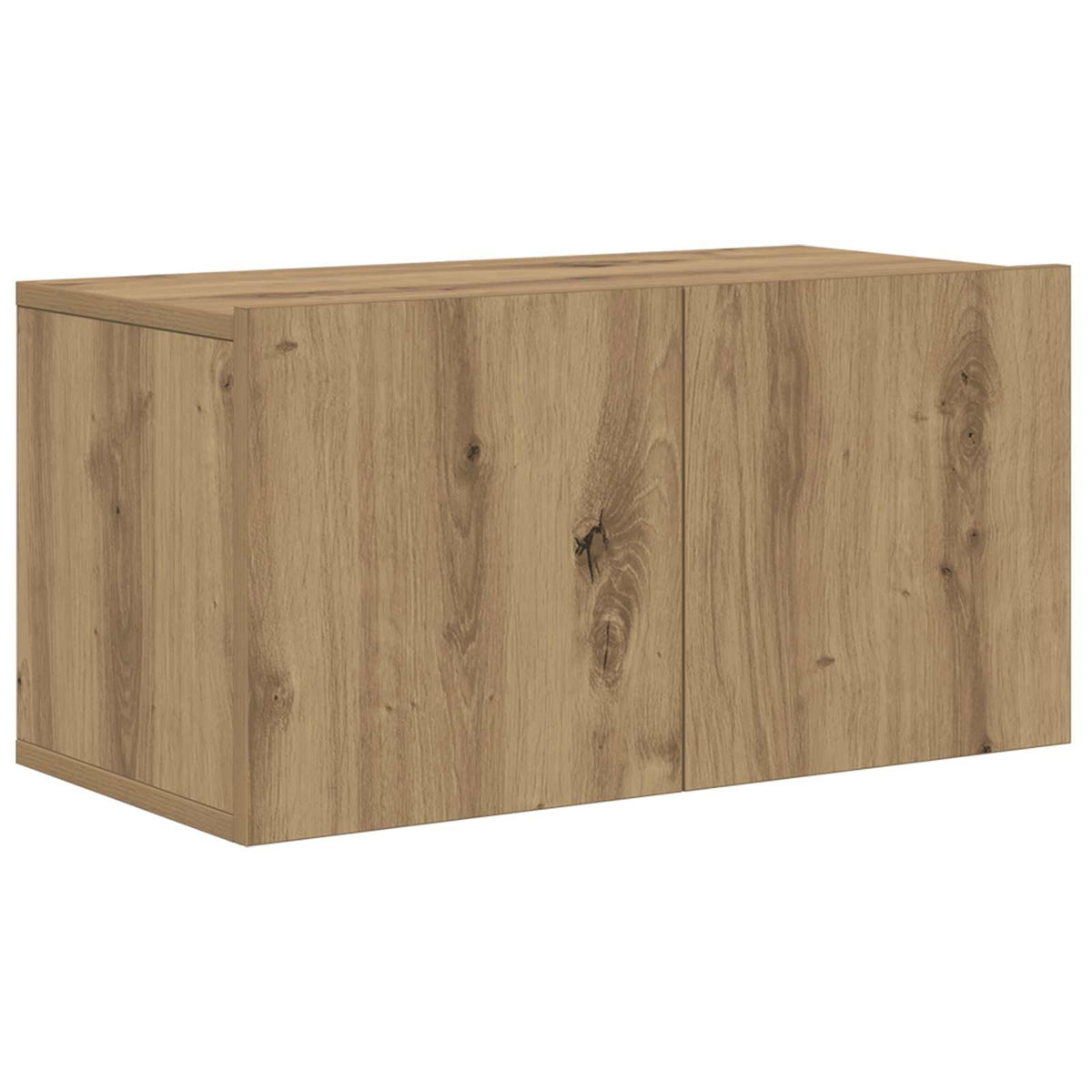 Set TV komoda 3 kom. Umjetnički hrast Konstruirano drvo Smeđa 80 x 30 x 30 cm