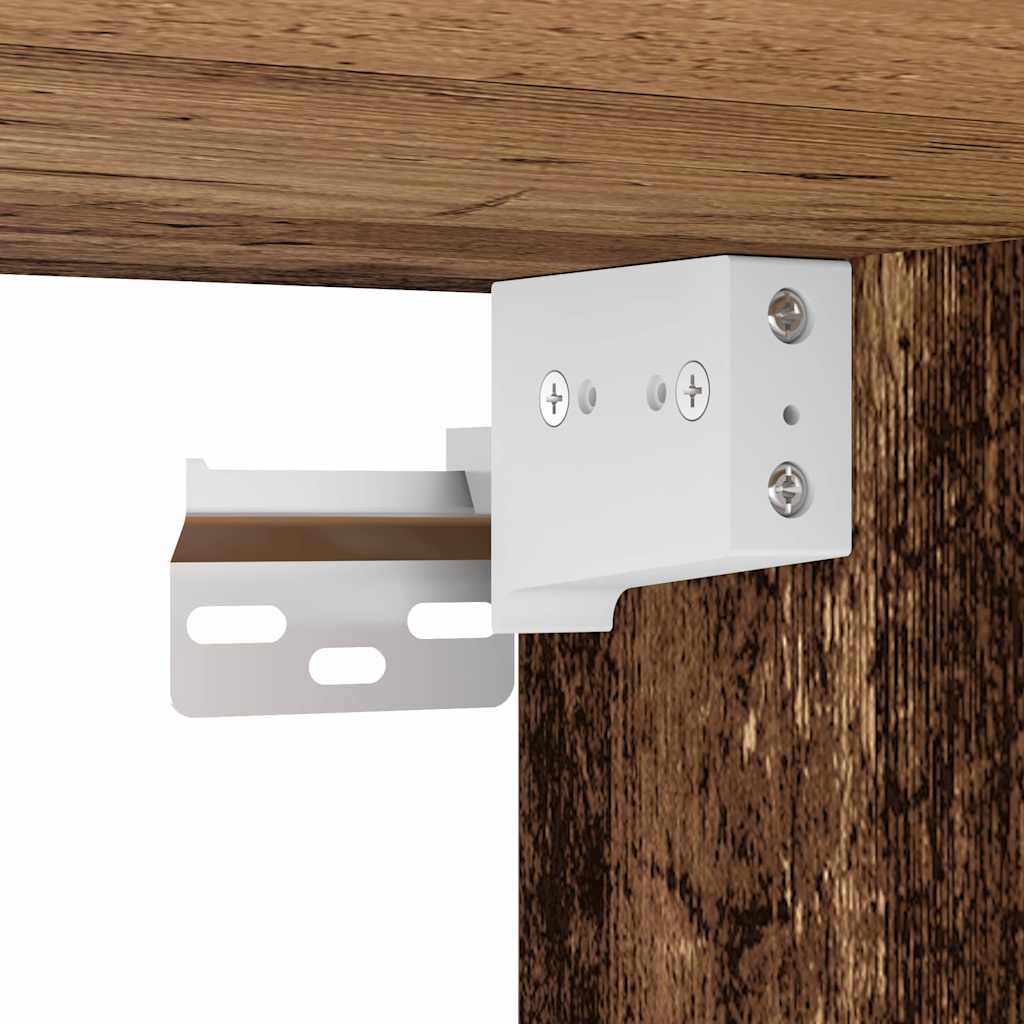 Set TV komoda Zidne 6 pcs Staro drvo Konstruirano drvo