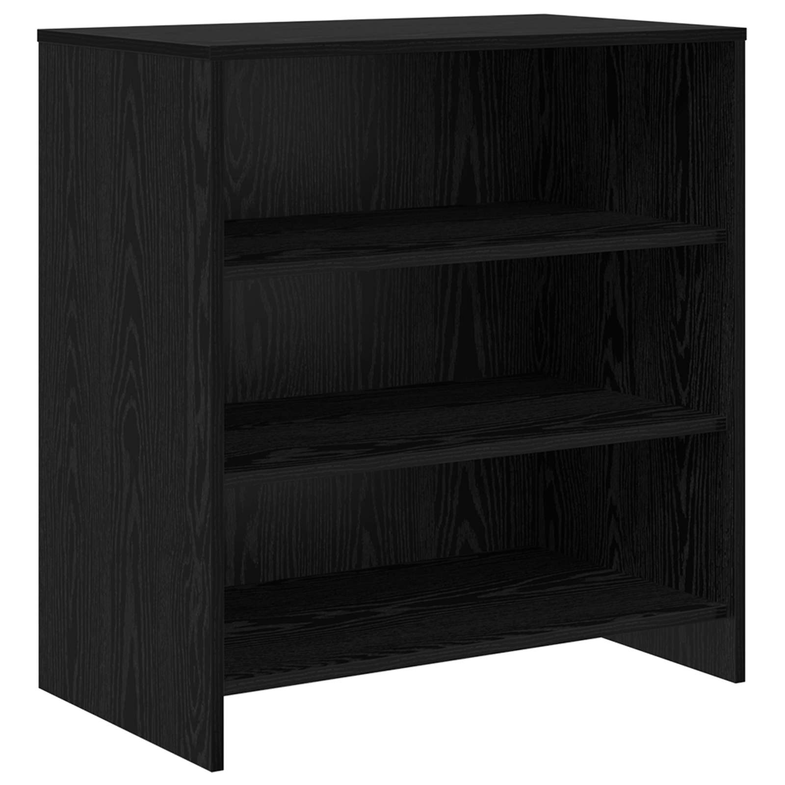 Kreveta 3 pcs Crni hrast 70 x 41 x 75 cm Konstruirano drvo
