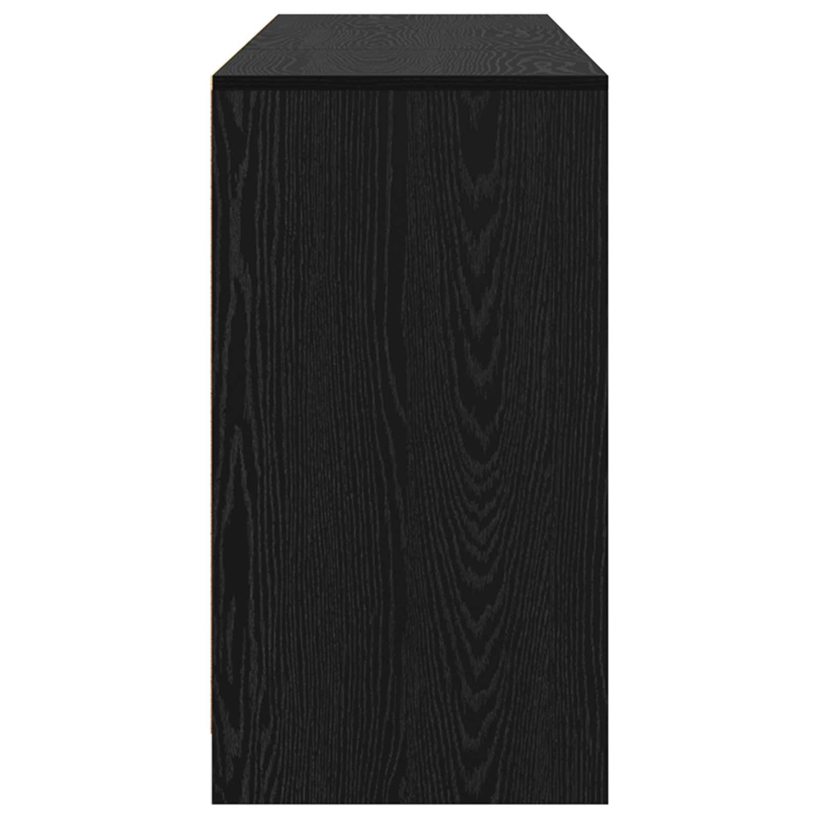 Kreveta 3 pcs Crni hrast 70 x 41 x 75 cm Konstruirano drvo