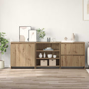Kreveta s ladicama 3 pcs Umjetnički hrast 70 x 41 x 75 cm