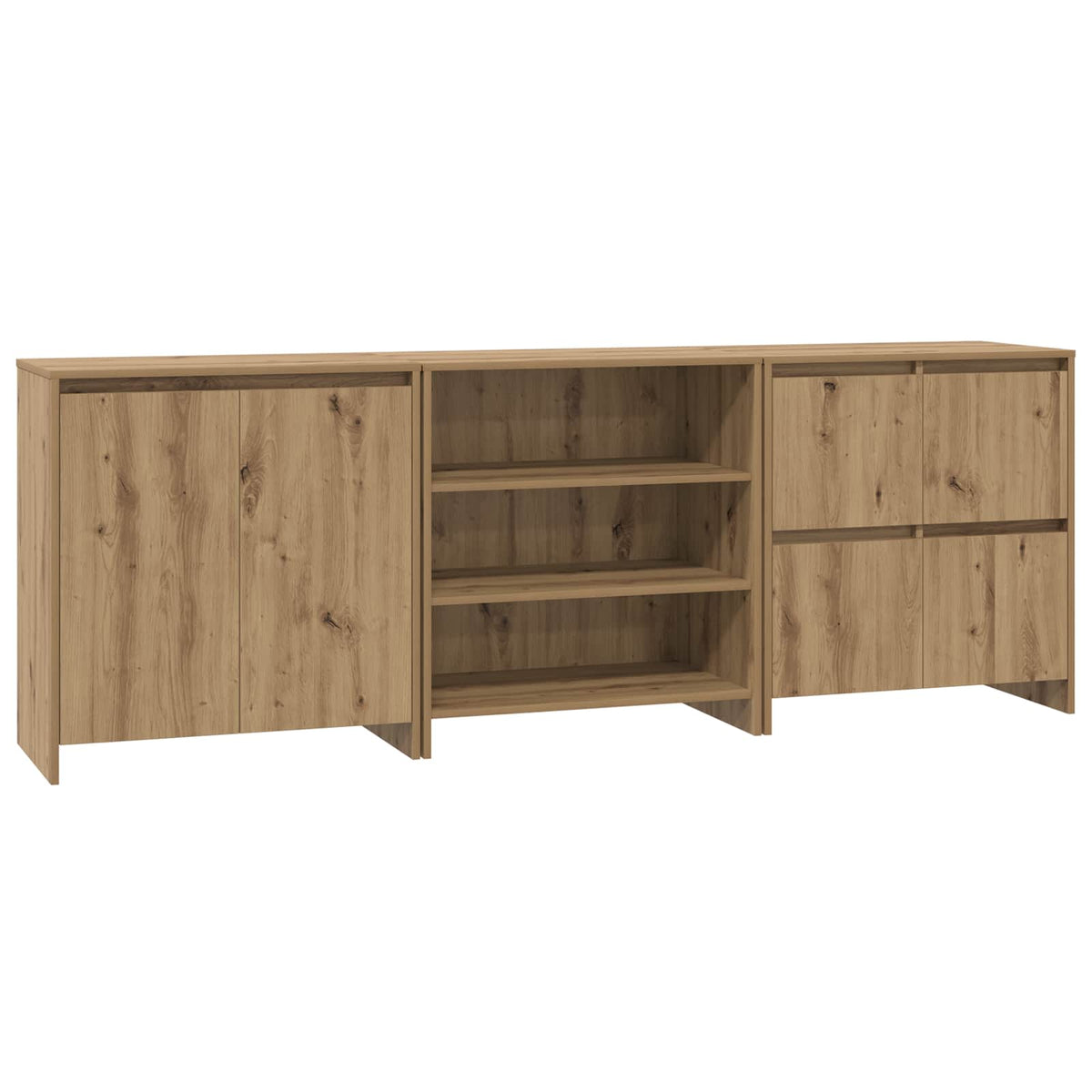 Kreveta s ladicama 3 pcs Umjetnički hrast 70 x 41 x 75 cm