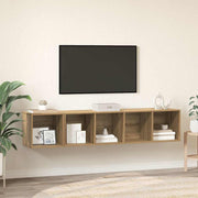 Set TV stalka Zidne 2 pcs Umjetnički hrast Konstruirano drvo