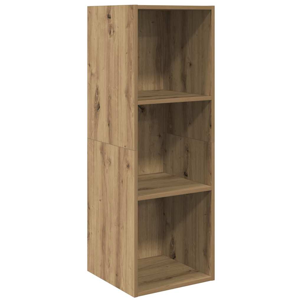 Set TV komoda Zidne 4 pcs Umjetnički hrast Konstruirano drvo