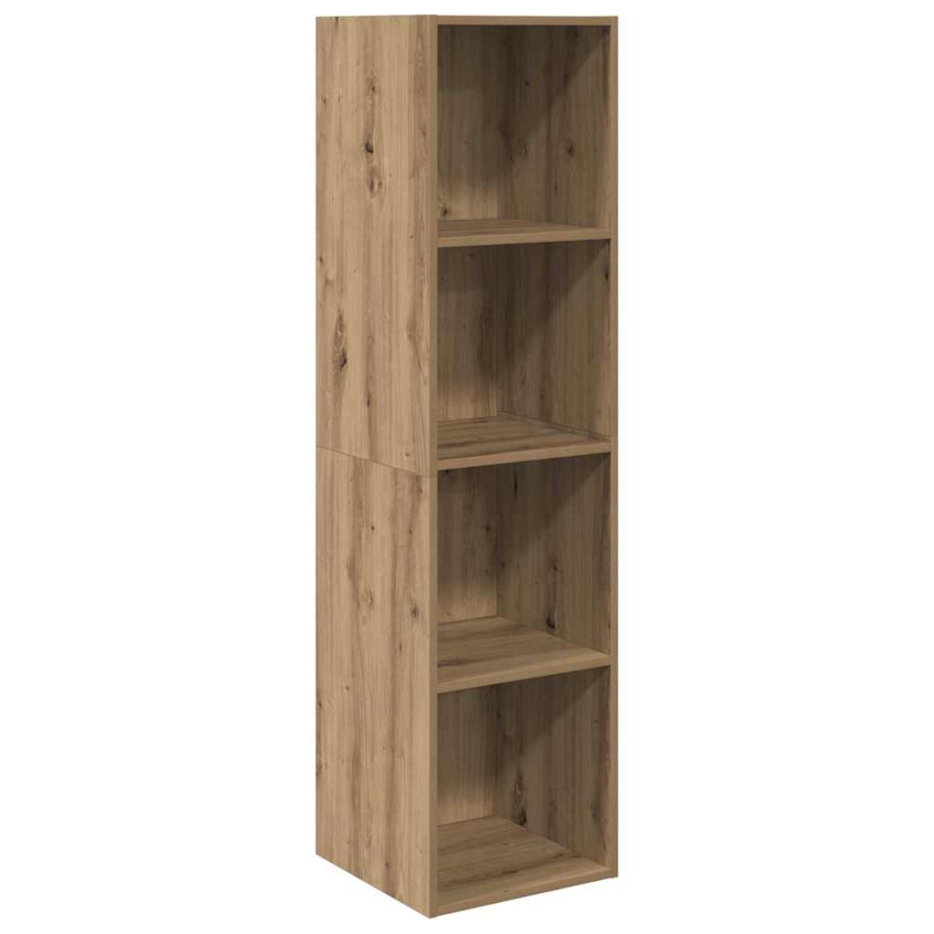 Set TV komoda Zidne 4 pcs Umjetnički hrast Konstruirano drvo