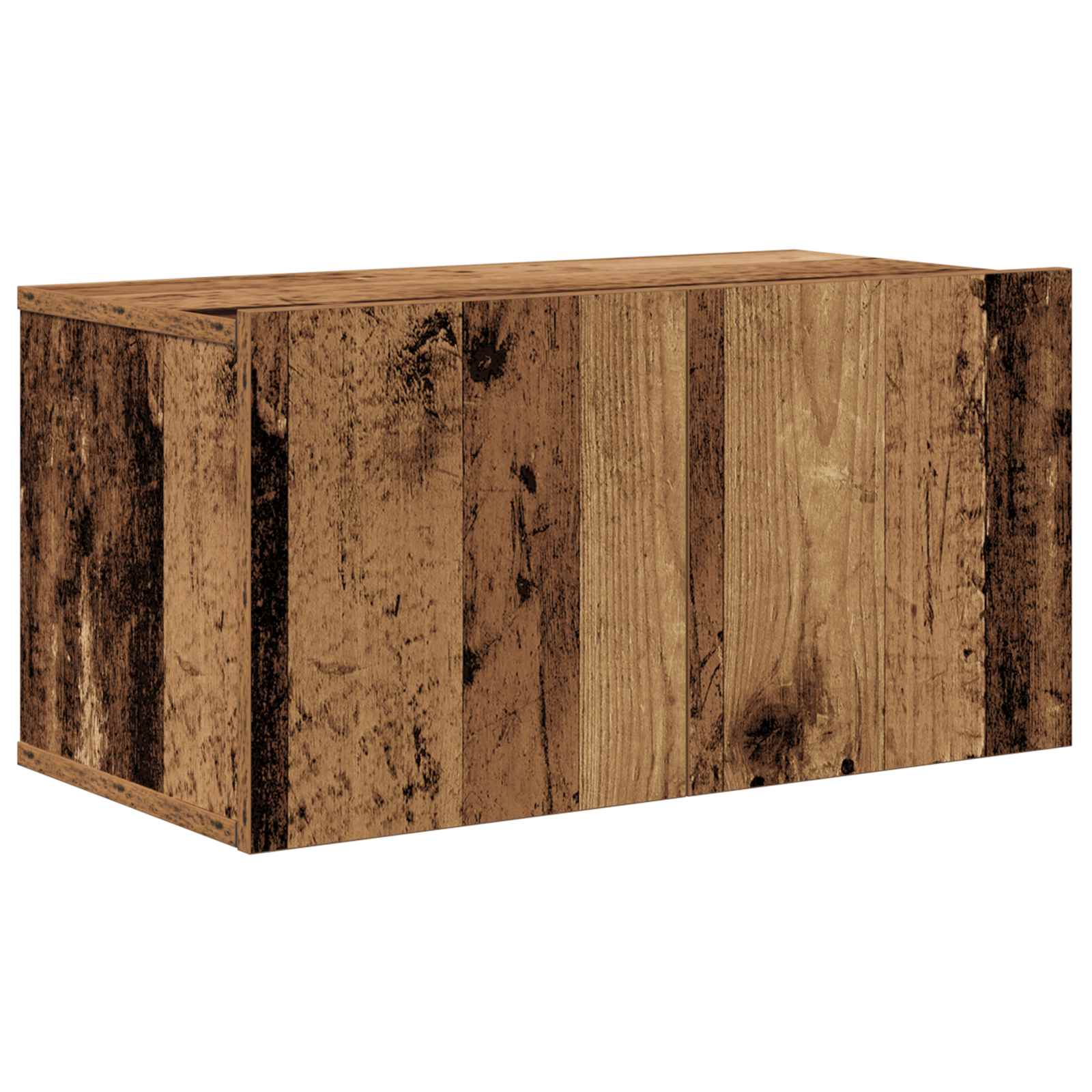 Set TV komoda Zidne 10 pcs Staro drvo 30,5 x 30 x 90 cm