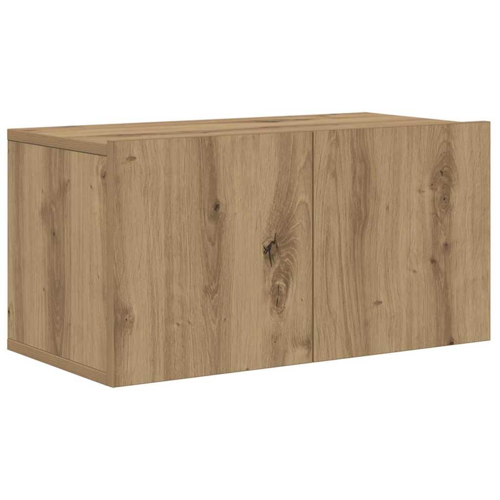 Set TV komoda Zidne 6 pcs Umjetnički hrast Konstruirano drvo