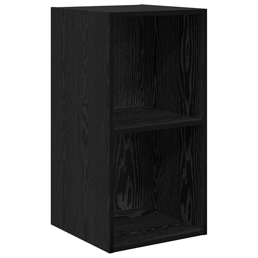 Set TV komoda Crni hrast 37 x 37 x 107 cm Konstruirano drvo