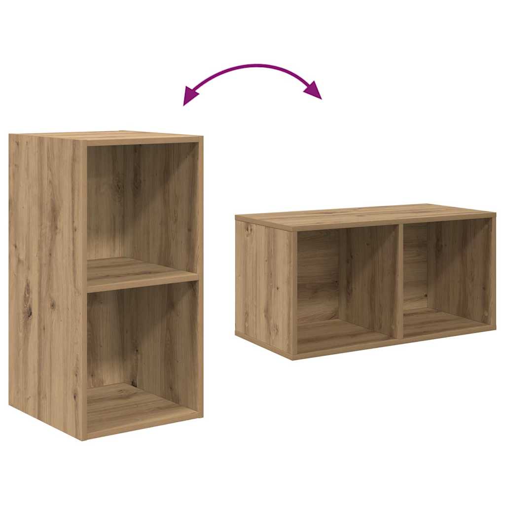 Set TV komoda Zidne Umjetnički hrast 37 x 37 x 107 cm