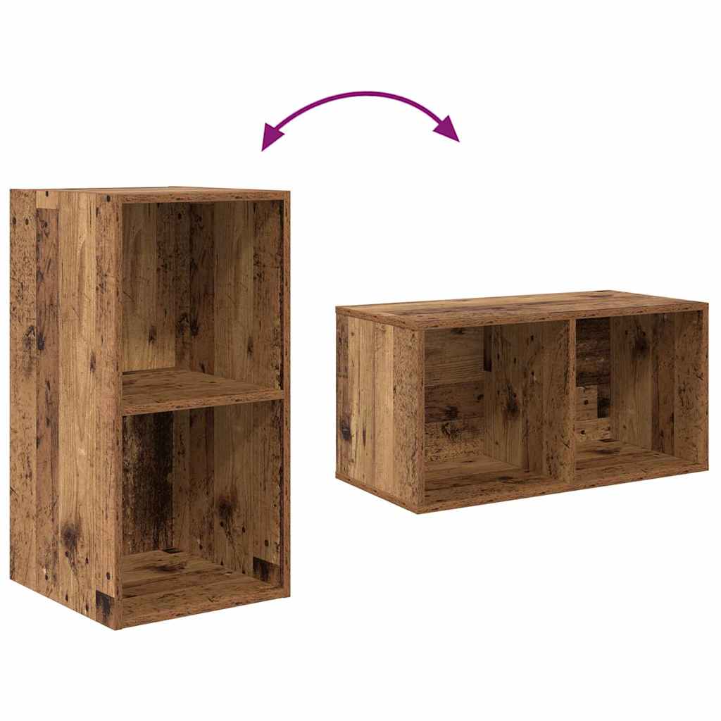 Set TV komoda Zidne 3 pcs Staro drvo Konstruirano drvo
