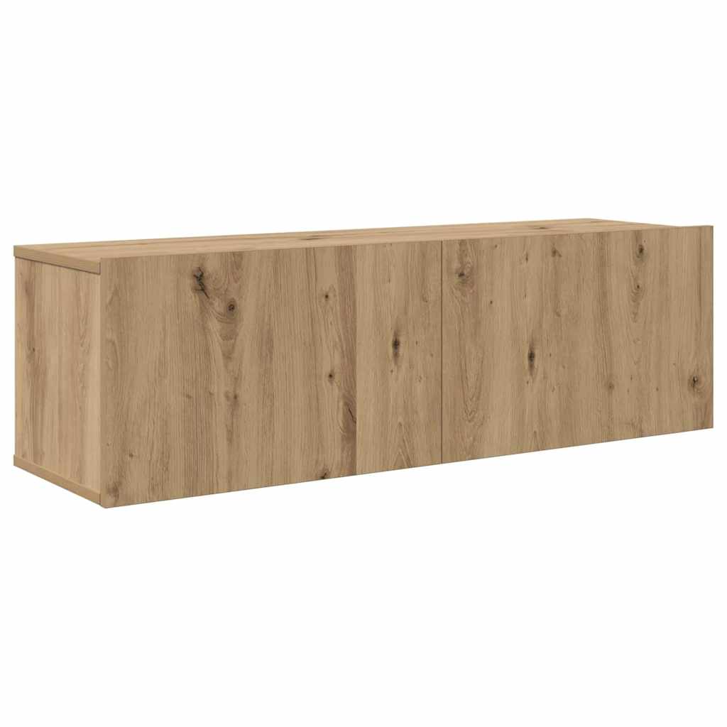Set TV komoda Zidne 5 pcs Umjetnički hrast Konstruirano drvo
