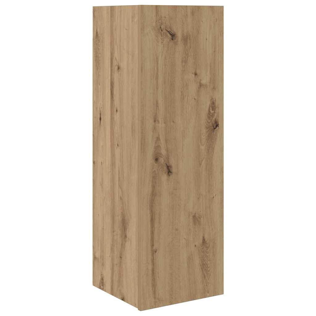 Set TV komoda Zidne 5 pcs Umjetnički hrast Konstruirano drvo