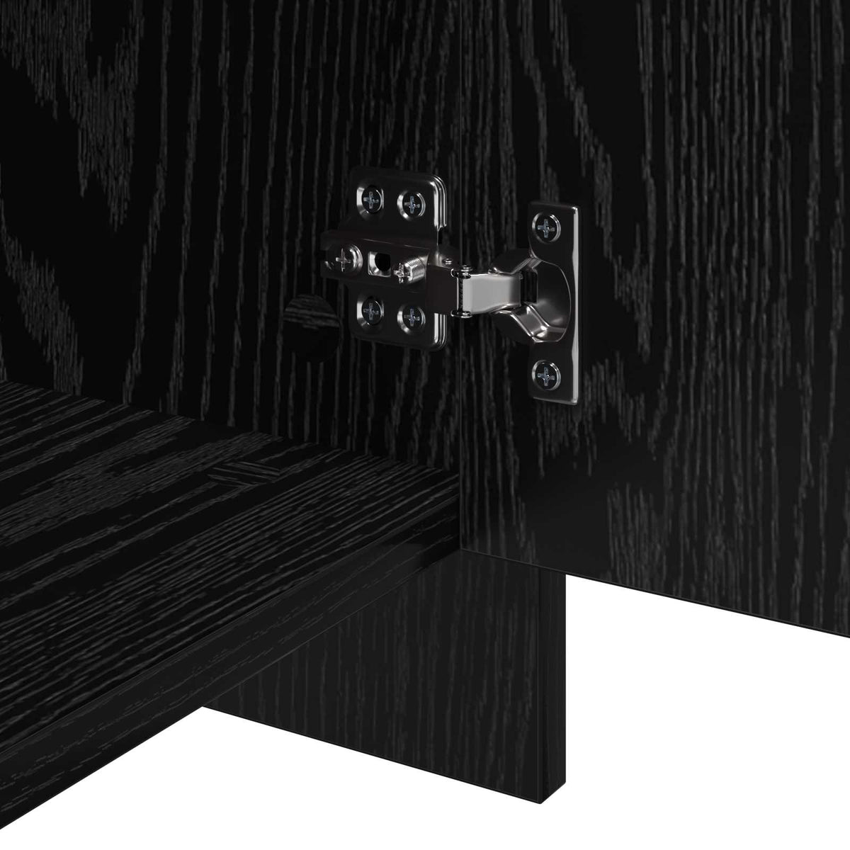 Komode 2 pcs Crni hrast 70 x 41 x 75 cm Konstruirano drvo