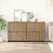 Komode 2 pcs hrast artisan 70 x 41 x 75 cm Konstruirano drvo