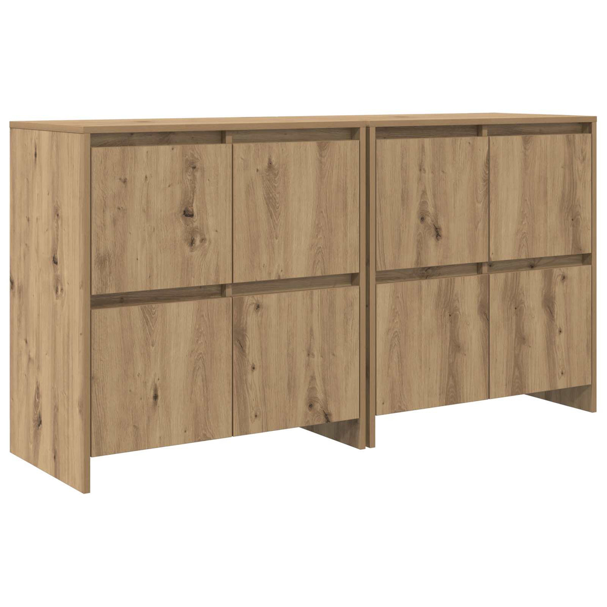 Komode 2 pcs hrast artisan 70 x 41 x 75 cm Konstruirano drvo