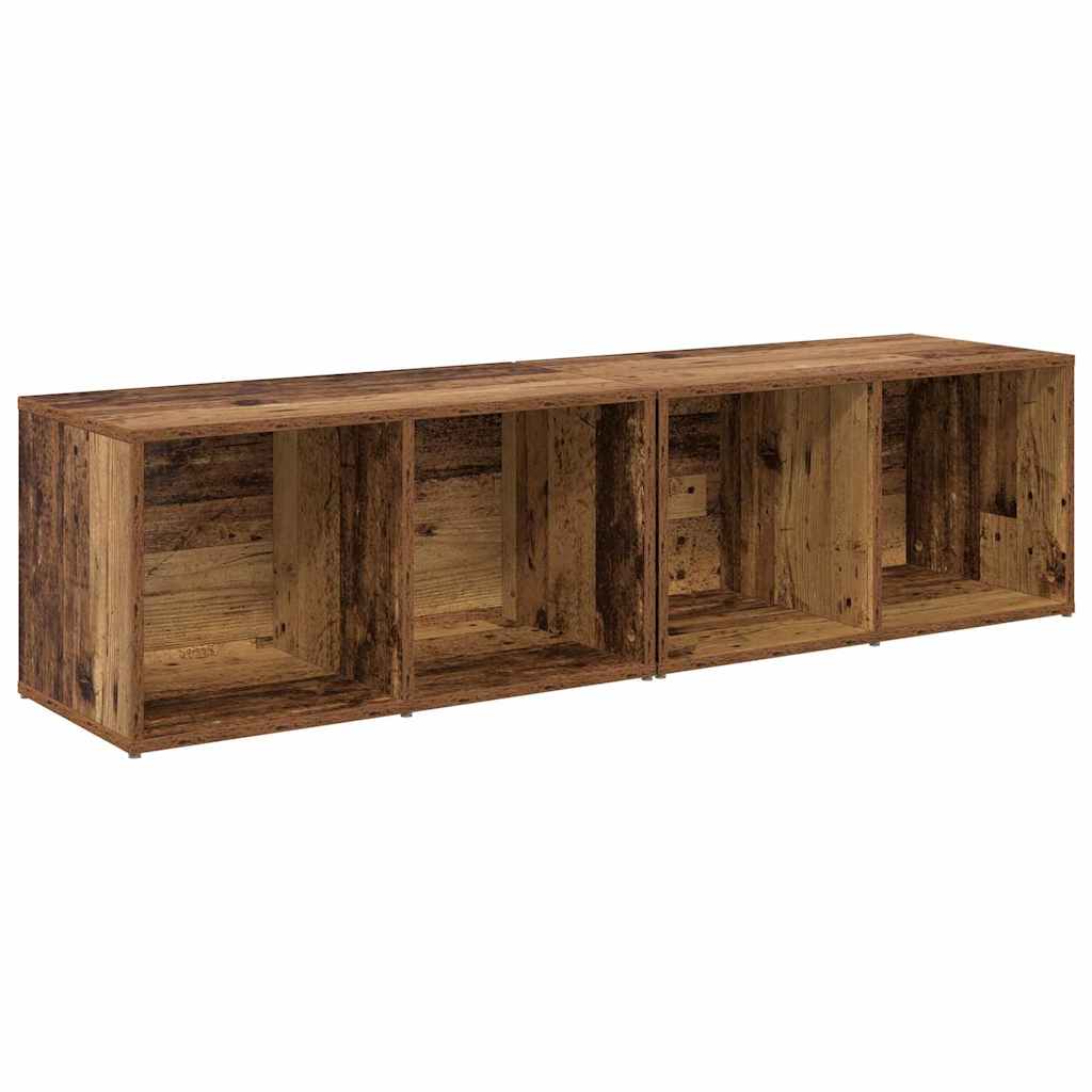 Set TV komoda Zidne 2 pcs Staro drvo 37 x 35 x 72 cm