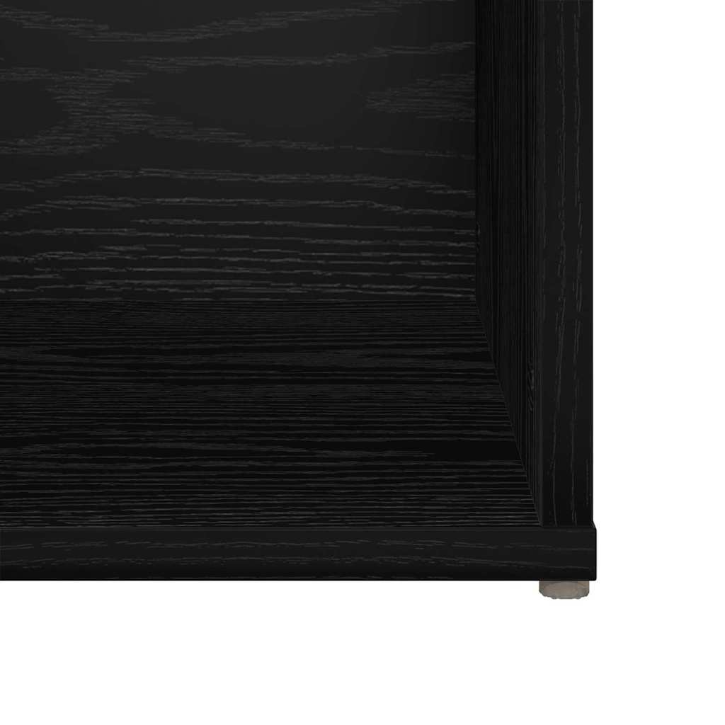 Set TV komoda Zidne 2 pcs Crni hrast 37 x 35 x 72 cm