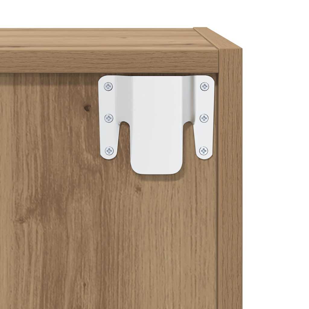 Set TV komoda 4 pcs Smeđa 37 x 37 x 142,5 cm Konstruirano drvo