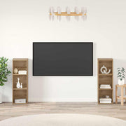Set TV komoda Zidne 2 pcs Umjetnički hrast 107 x 35 x 37 cm