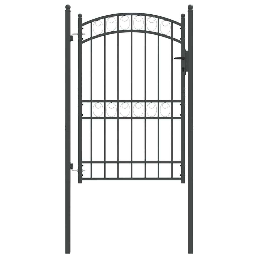 Ogradna vrata EMMEN 200 x 100 cm Čelik s praškastim premazom