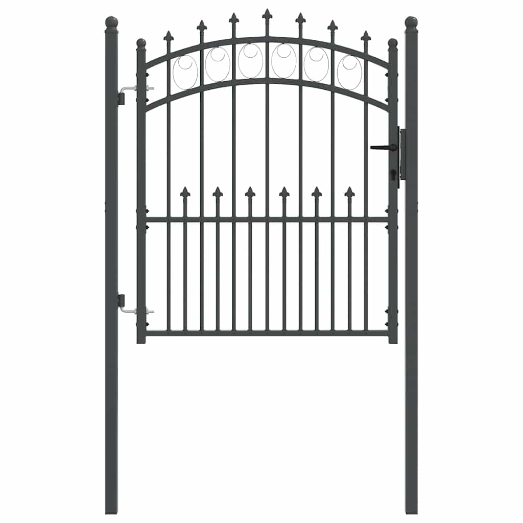 Vrata ograde s bodljama EMMEN 125 x 100 cm