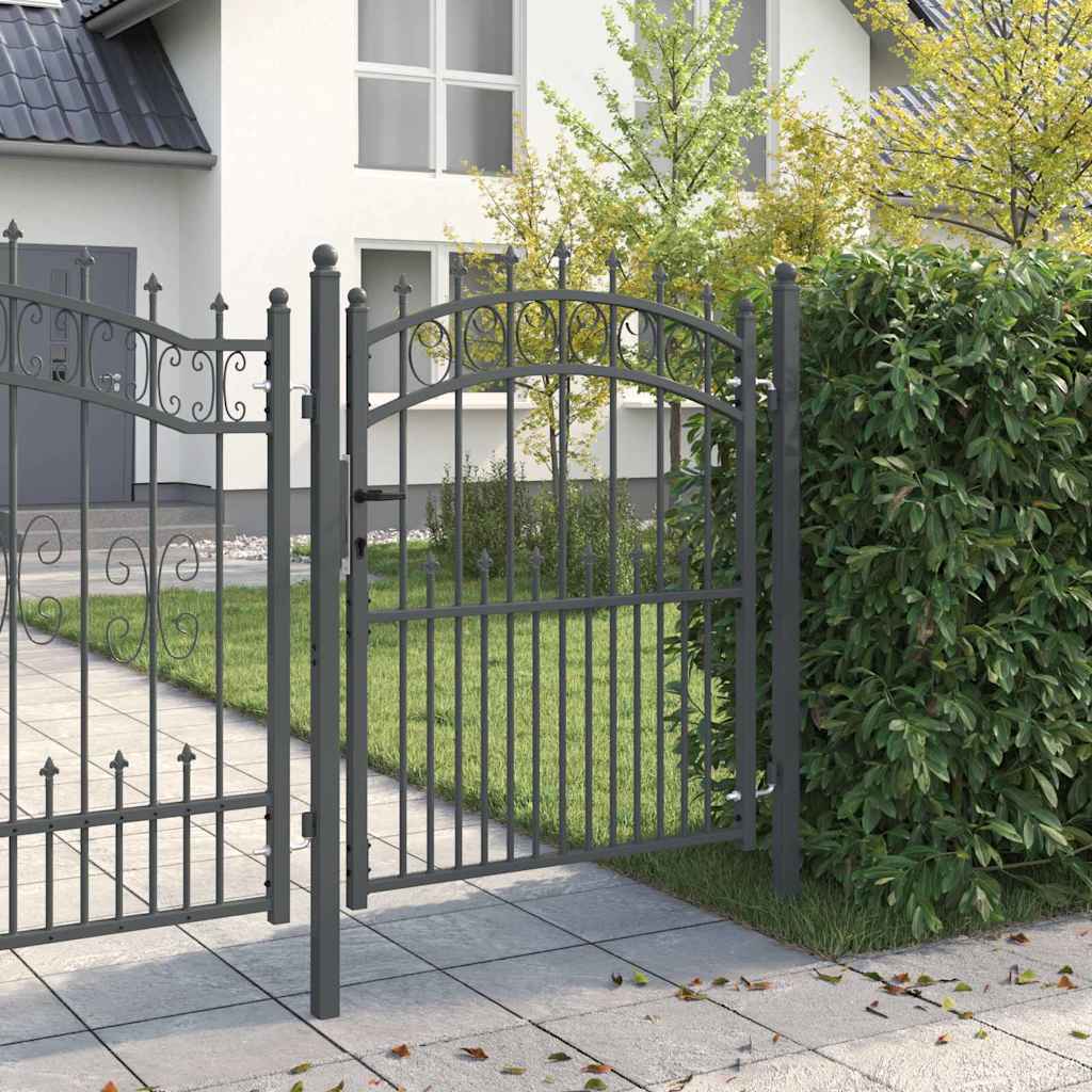 Vrata ograde s bodljama EMMEN 150 x 100 cm