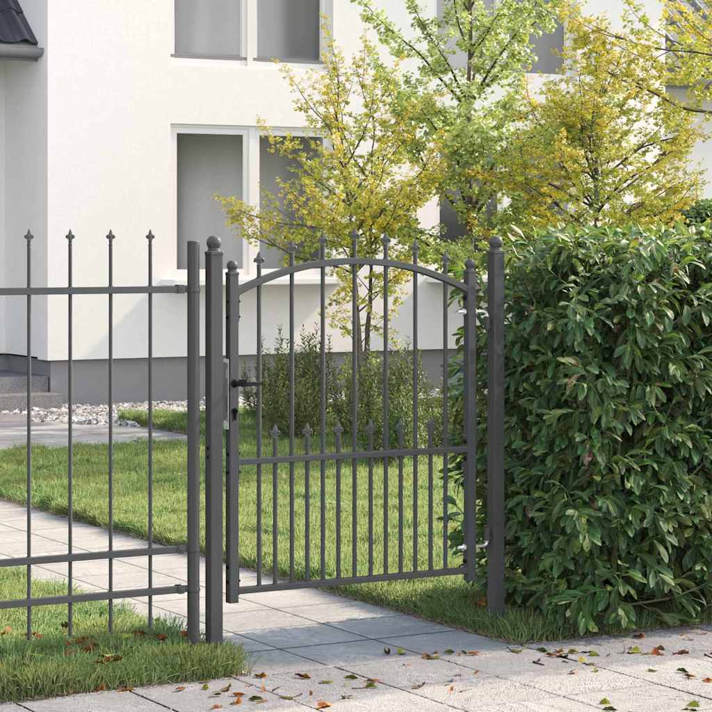 Vrata ograde s bodljama EMMEN 125 x 100 cm