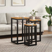 Stol za slaganje 3 pcs Smeđa Čvrsto teak drvo