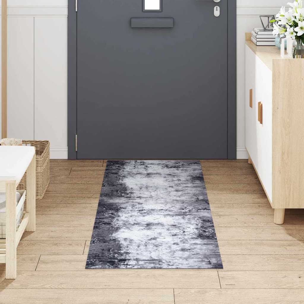Kuhinjski Tepih Siva 180 x 60 cm Baršun